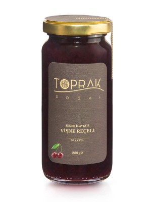 Toprak Doğal - Vişne Reçeli 280 G Sakarya Şekersiz